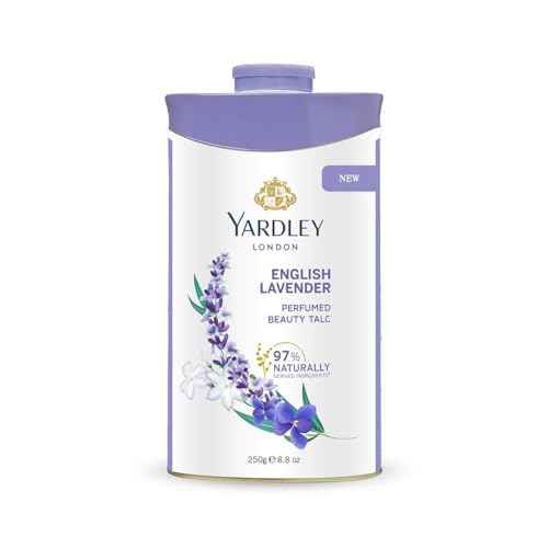 Yardley English Lavender Perfumed Talc | 250g (8.81 Ounce) | Pack of 1