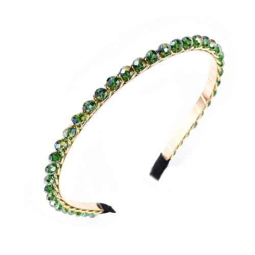 Headbands for Women Rhinestone Beaded Headband, Head Bands for Women's Hair Fashionable Handmade Crystal Beaded Elastic hairbands Lady Women Girls Hair Jewelry Accessories