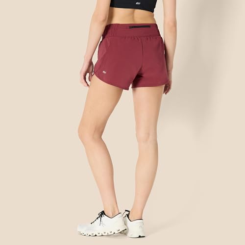 Women's Athletic Running Shorts with Zip Pocket