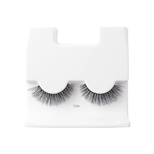 KISS Lash Couture Naked Drama Collection False Eyelashes with Cushion Flexi Band, Full & Fluffy Volume, Easy to Apply, Reusable Lash Clusters, Style 'Tulle', 10 mm, 1 Pair Fake Eyelashes