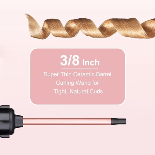UNOBEY 5-in-1 Curling Wand Set with Interchangeable Barrels