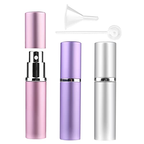 Zingso Mini Refillable Travel Perfume Atomizer Set - 3x6ml