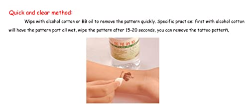 Weixu Temporary Tattoo Stickers Water Transfer Cosplay