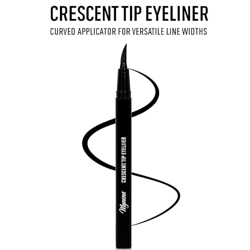 Mynena Waterproof Liquid Eyeliner Curved Tip Jet Black