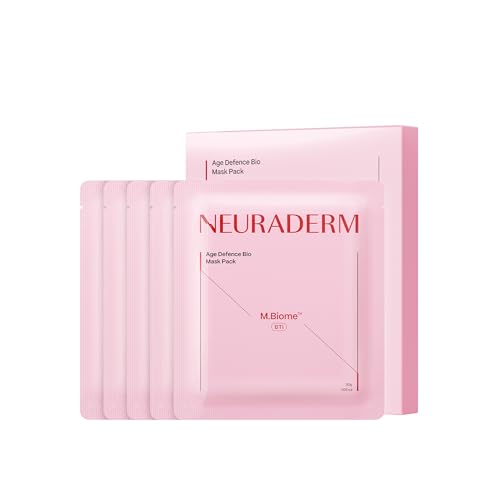 Age Defence Facial Sheet Mask, Anti-Fine Line Lifting Nourishing Serum Moisturizing Skincare (Pack of 5)