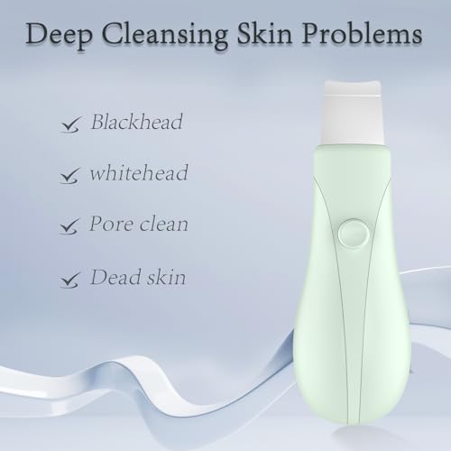 Skin Scrubber Face Spatula - Blackhead Remover & Pore Cleaner - Green