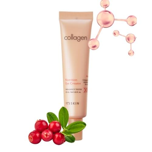 It'S SKIN Collagen Nutrition Eye Cream + 0.84 fl.oz Reduces Dark Circles & Puffiness, Targets Fine Lines With Collagen and Amino Acids, Face Lift, Nourishes and Firms Eye Area, Korean Skincare