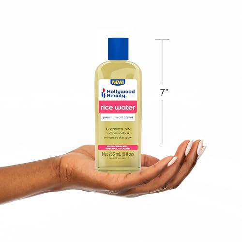 Hollywood Beauty Rice Water Premium Oil for Hair & Skin - 8 oz