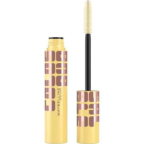 Maybelline The Colossal Bubble Washable Mascara, Buildable Mascara Volume and Length Formula for Bold, Separated Lashes, Blackest Black, 1 Count