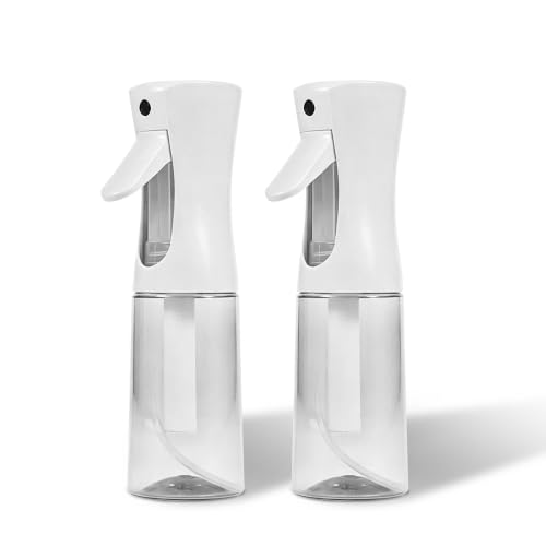 Corvynis Continuous Spray Bottle - Ultra Fine Mist for Hair & Plants, 200ml (2 Pack)