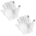 Sibba Touch Screen Cotton Moisturizing Gloves for Dry Hands - 2 Pairs