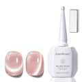 AZUREBEAUTY Pink Cat Eye Gel Nail Polish 18ML with Magnetic Stick - Nude Pink