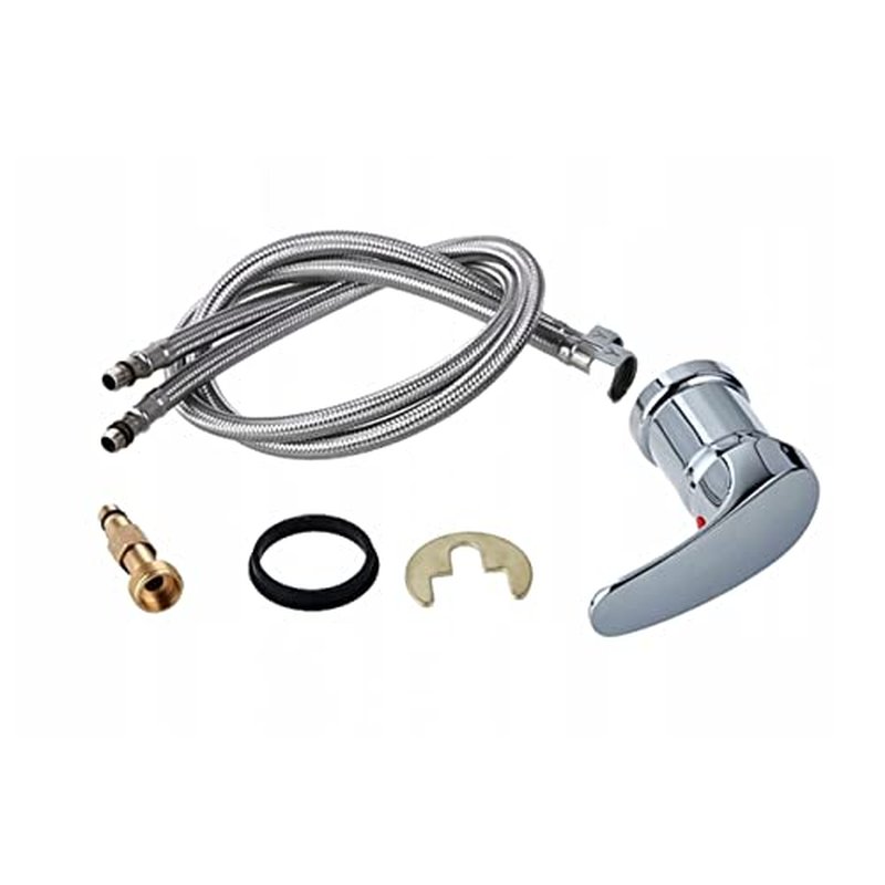 Salon Shampoo Bowl Faucet Chrome 1/2 NPT 19.68 Hose