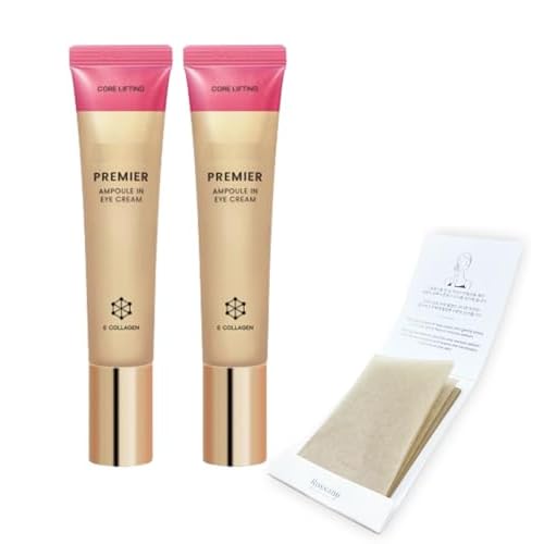 2024 Season12 Premier Ampoule in Core Lifting Eye Cream For Face 40ml X 2ea With ROSANO Oil Control Paper