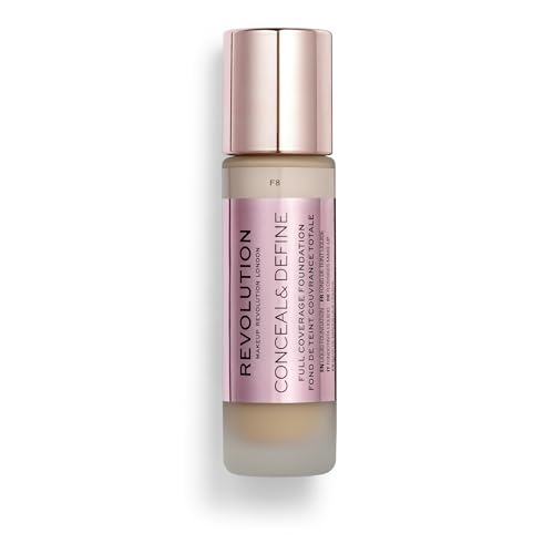 Revolution Conceal & Define Foundation F8 Light Medium - Full Coverage