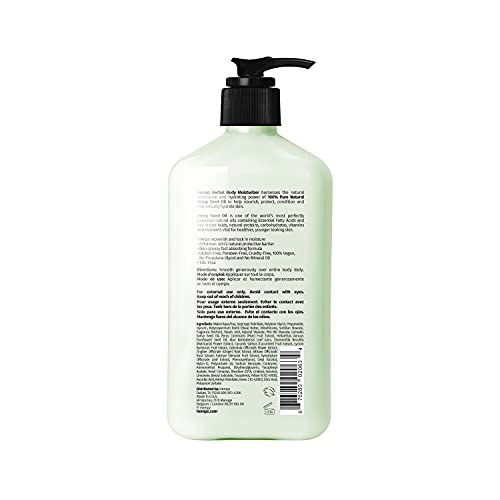 Hempz Body Lotion - Green Tea & Asian Pear Daily Moisturizing Cream,Shea Butter Body Moisturizer - Skin Care Products,Hemp Seed Oil - Large,(Pack of 2)
