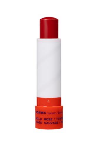 KORRES Wild Rose Tinted Lip Butter Stick, 0.17 oz
