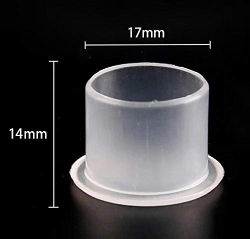 300pcs Plastic Ink Caps for Tattooing & Microblading, 17x14mm