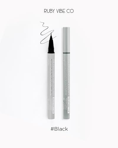 Waterproof Liquid Eyeliner Pen - Precision Felt-Tip, High-Pigment