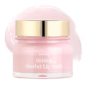 FORENCOS Melting Sherbet Lip Mask, Overnight Treatment with Manuka Honey, Olive Oil & Vitamin E, Sleeping Mask & Repair Moisturizer for Dry, Cracked Lips, Nourishing Care, 0.7 oz