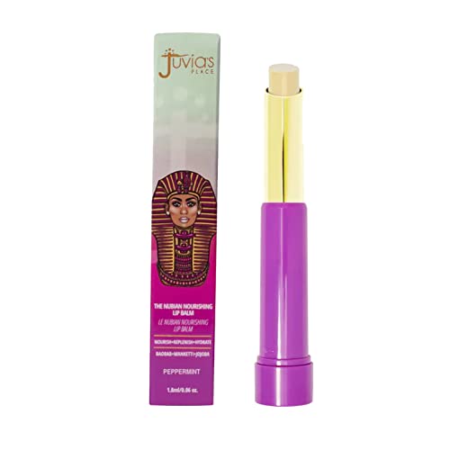 Juvia's Place The Nubian Nourishing Lip Balm | Peppermint ? Moisturizing Lip Chap, Long-Lasting Hydration with Baobab, Manketti, Sunflower and Jojoba Oils, Vegan & Cruelty-Free - 0.6oz