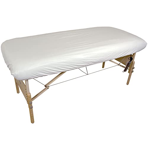 Body Linen Waterproof Massage Table Cover - Reusable PUL Fitted Sheet