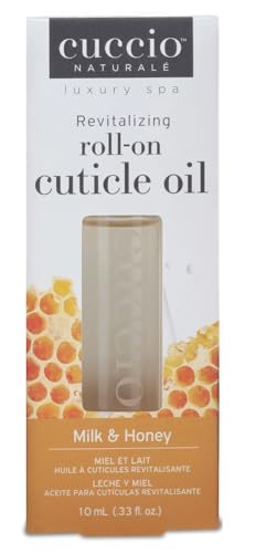 Cuccio Naturale Revitalizing Roll-On Cuticle Oil - Milk & Honey (10ml)