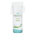 Organic Cotton Rounds - 70 Count Biodegradable Cotton for Sensitive Skin - Daily Cosmetics