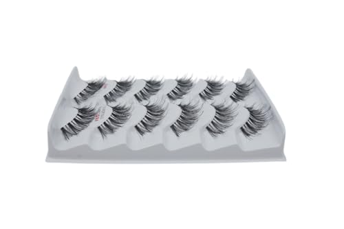Red Cherry #WSP Human Hair False Eyelashes - 6 Pairs