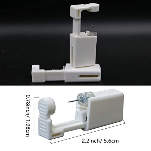 Nose Piercing Kit - 3 Self Piercing Guns with Hypoallergenic Studs & Rings