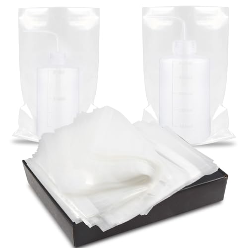 200pcs Tattoo Wash Bottle Bags Disposable Covers