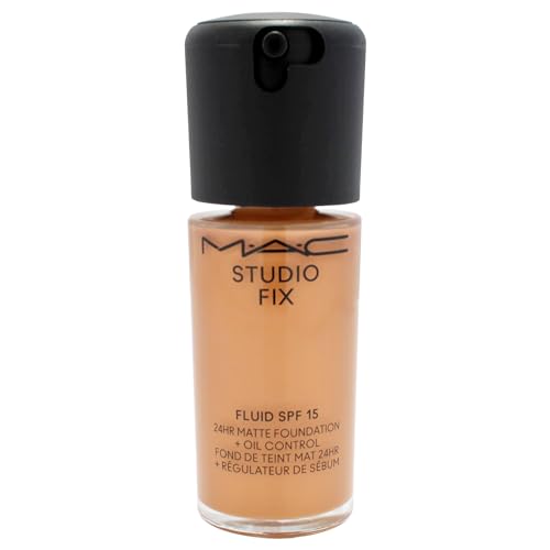 Studio Fix Fluid SPF 15 24Hr Matte Foundation Plus Oil Control - NW40 by MAC for Women - 1 oz Foundation