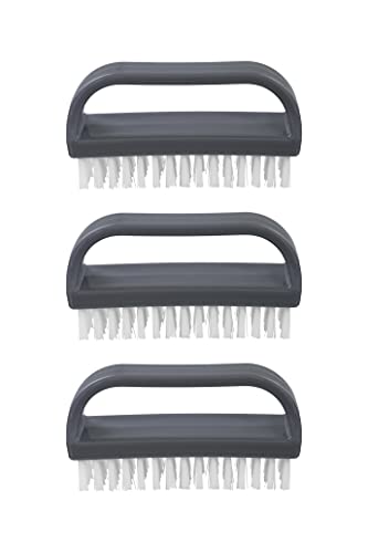 Stiff Nail Brush Set – 3 Durable Cleaning Brushes for Nails & Toes
