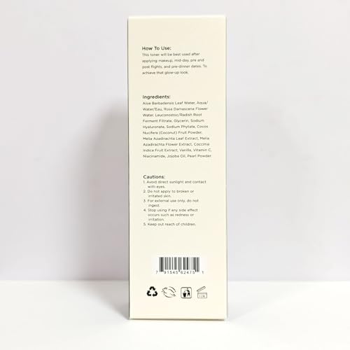 Dew Drop Hydrating Face Mist, 120ml/4oz, with Jojoba Oil and Pearl Powder.