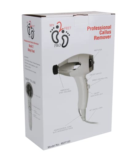 Electric Callus Remover with Replacement Disks and Speed Control