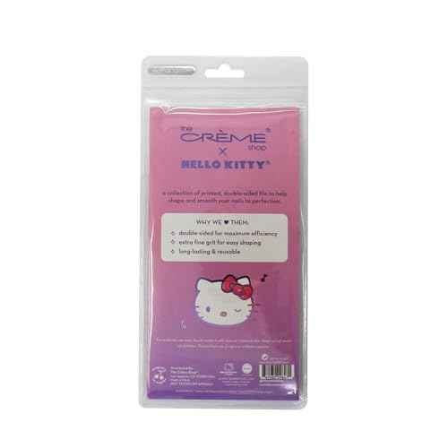 The Cr?me Shop X Hello Kitty Smooth Perfection Nail Files Nail Files for Natural Nails, Nail Tools (Set of 3)