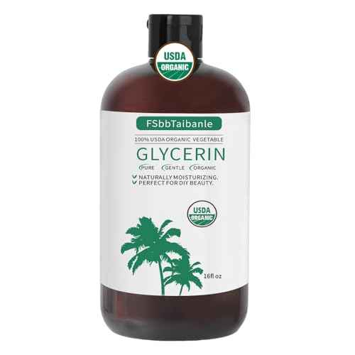 Organic Vegetable Glycerin ? USDA Organic Certified, 100% Pure, 16 fl oz ? Natural Skin & Hair Moisturizer ? Ideal for DIY Beauty, Soaps, Lotions & More ? Non-GMO, Palm Oil Free