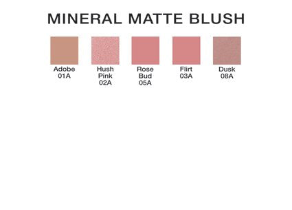 Jolie Mineral Matte Blush Pressed Cheek Color Blusher (Hush Pink)