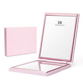 Kintion Compact Travel Mirror 1x/3x Magnification Pink