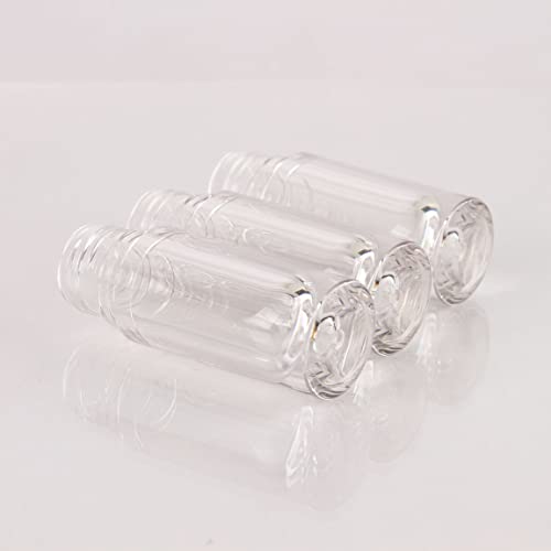 COSIDEA 14pcs Empty 6ml big doe foot wand Chunky lip gloss tubes for DIY lipgloss,Pink round lipgloss containers tubes with thick wand (Pink)