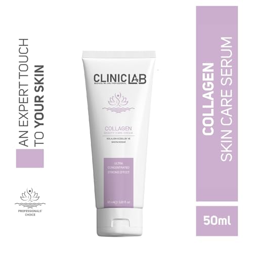 Collagen Cream for Face with Hyaluronic Acid & Vitamin E - Neck Face Moisturizer for Women & Men - Hydrating Daily Skin Care (1.69fl oz)