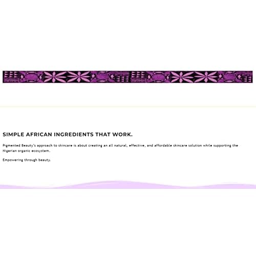 African Black Soap: Hydrating and Even Tone Wash with Honey and Lemongrass Tea