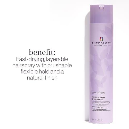 Pureology Style + Protect Soft Finish Hairspray | Color-Safe