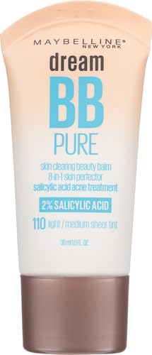 Maybelline Dream Pure BB Cream with Salicylic Acid, Oil-Free