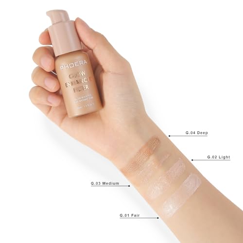 Skin Glow Tint Foundation 24hr Waterproof Coverage - Medium