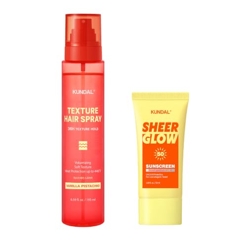 KUNDAL Summer Hair & Sunscreen Bundle | Texturizing Spray + SPF 50+