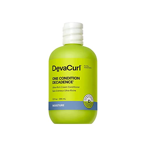 DevaCurl One Condition Decadence Ultra-Rich Cream Conditioner | Fights Tangles | Controls Frizz | Maintains Shine
