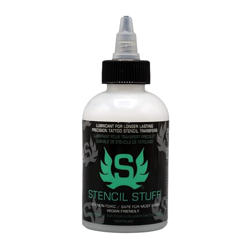 Stencil Stuff Tattoo Stencil Transfer Gel 4oz - Fast-Drying, Vegan-Friendly, Long-Lasting