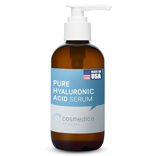 Hyaluronic Acid Serum for Skin 100% Pure-Anti-Aging Serum - Intense Hydration + Moisture, Non-greasy, Paraben-free Hyaluronic Acid for Your Face 8 oz