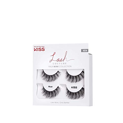 KISS Muse Faux Mink Lashes 14mm - 2 Pair Pack